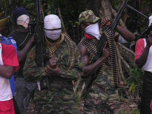 Niger Delta Militants; PHOTO CREDIT: Tife Owolabi